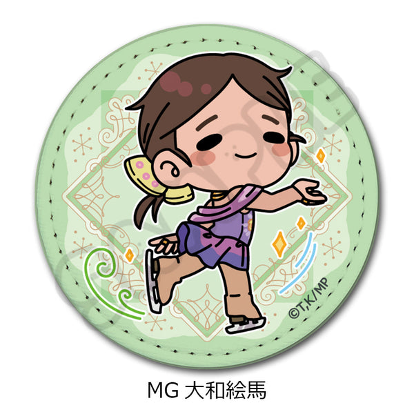 『メダリスト』レザーバッジ(丸形) MG 大和絵馬