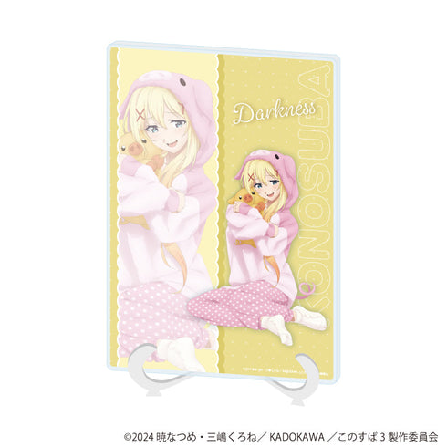 『この素晴らしい世界に祝福を!3』アクリルアートボード(A5サイズ)05/ダクネス アニマルパジャマver.(描き下ろしイラスト)