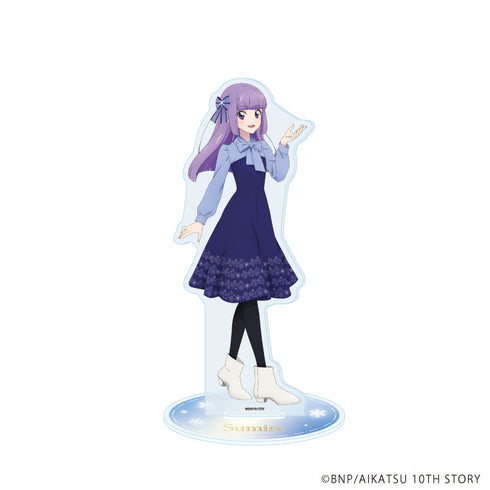 『アイカツ!』アクリルスタンド20/氷上スミレ 雪柄コーデver.(描き下ろしイラスト)