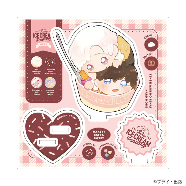 『Tulle Ice Cream Factory -7th Anniversary-』アクリルスタンドプレート02/アキミツ先生(描き下ろしイラスト)