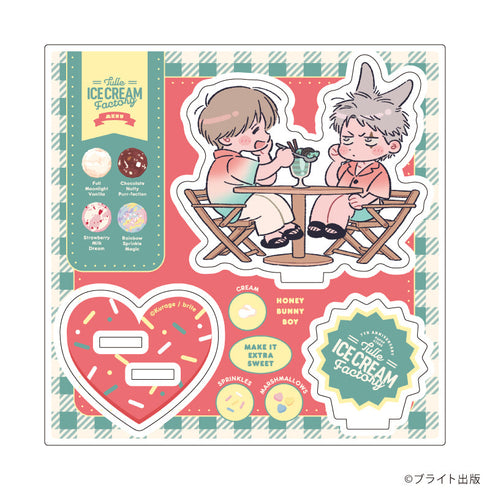 『Tulle Ice Cream Factory -7th Anniversary-』アクリルスタンドプレート07/くら毛先生(描き下ろしイラスト)