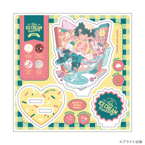 『Tulle Ice Cream Factory -7th Anniversary-』アクリルスタンドプレート08/Jbn先生(描き下ろしイラスト)