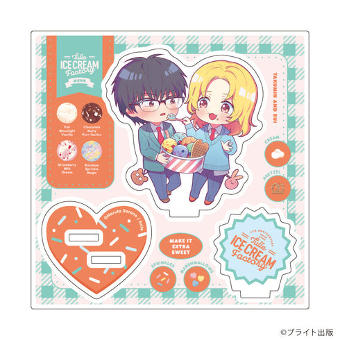 『Tulle Ice Cream Factory -7th Anniversary-』アクリルスタンドプレート10/ソラノハル太先生(描き下ろしイラスト)