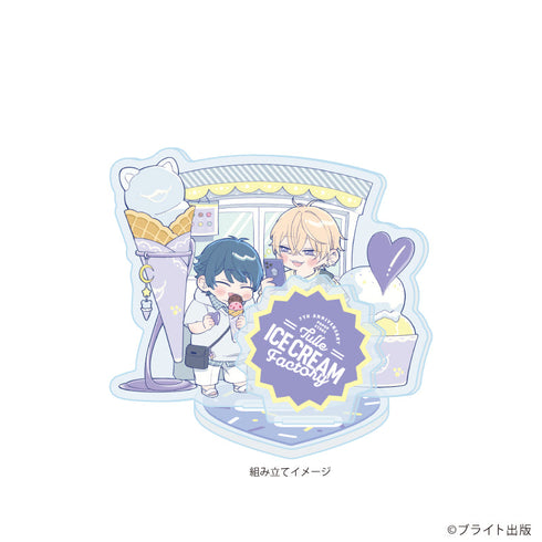 『Tulle Ice Cream Factory -7th Anniversary-』アクリルスタンドプレート11/doji先生(描き下ろしイラスト)