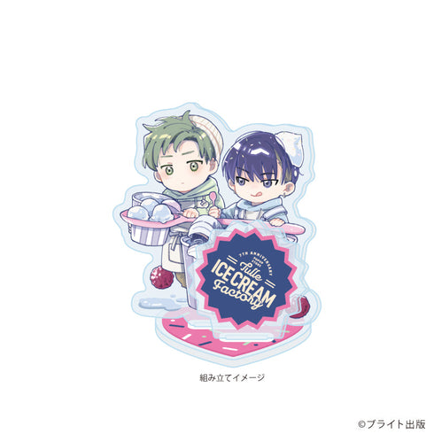 『Tulle Ice Cream Factory -7th Anniversary-』アクリルスタンドプレート18/みよしあやと先生(描き下ろしイラスト)