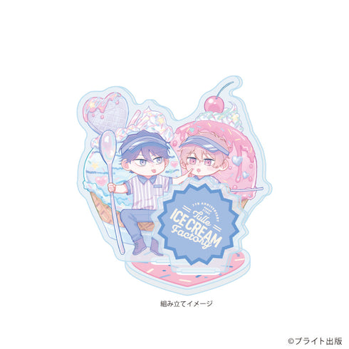 『Tulle Ice Cream Factory -7th Anniversary-』アクリルスタンドプレート19/桃ノ李子先生(描き下ろしイラスト)
