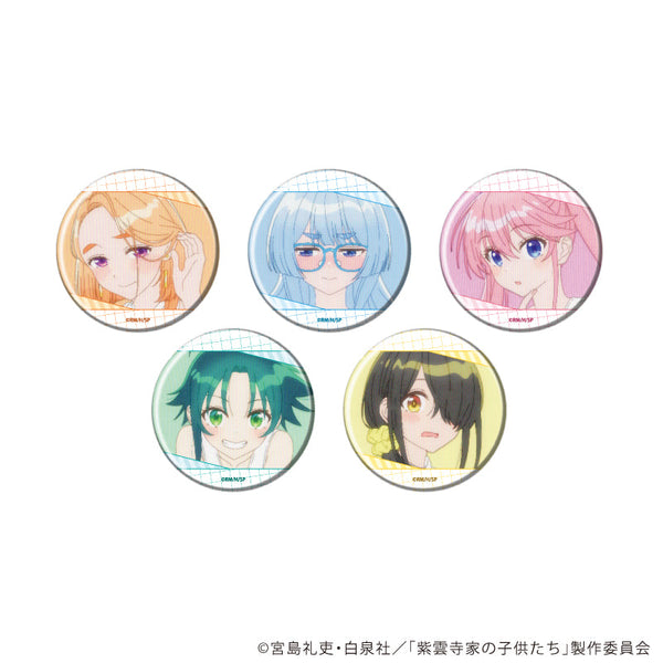 『紫雲寺家の子供たち』缶バッジ03/コンプリートセット(全5種)(場面写イラスト)