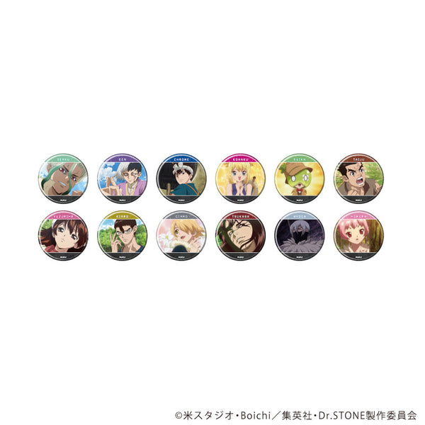 『Dr.STONE』罐裝徽章36/全套組(全12種)(場景插圖)