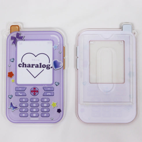 『推し活グッズ』アクリルカードホルダー(ガラケー) 3 パープル