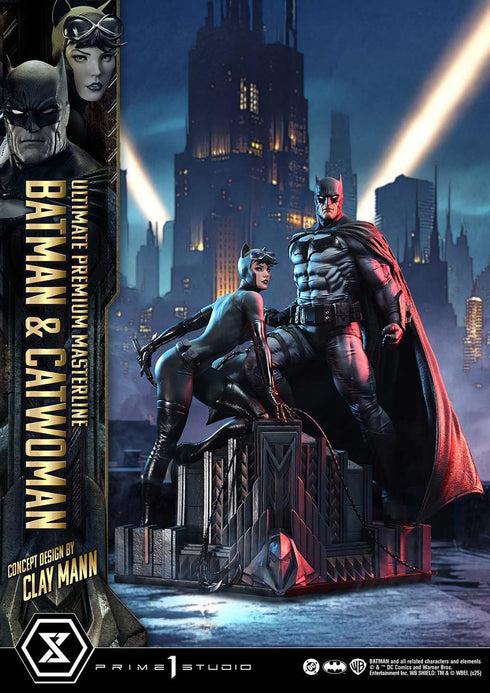 『バットマン(コミック)』アルティメットプレミアムマスターライン バットマン&キャットウーマン(Concept Design by CLAY MANN)