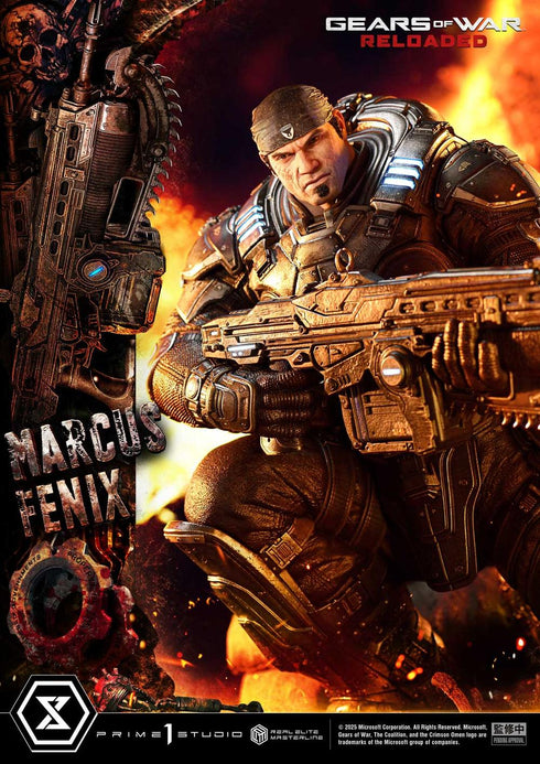 『Gears of War: Reloaded』リアルエリートマスターライン マーカス・フェニックス