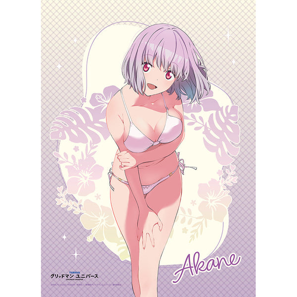 『グリッドマンユニバース』描き下ろしB2タペストリー(新条アカネ/水着)Wスエード【202601再版】