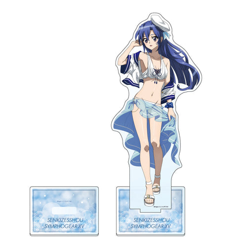 『戦姫絶唱シンフォギアXV』描き下ろし特大アクリルスタンド(翼/マリンセーラー水着)