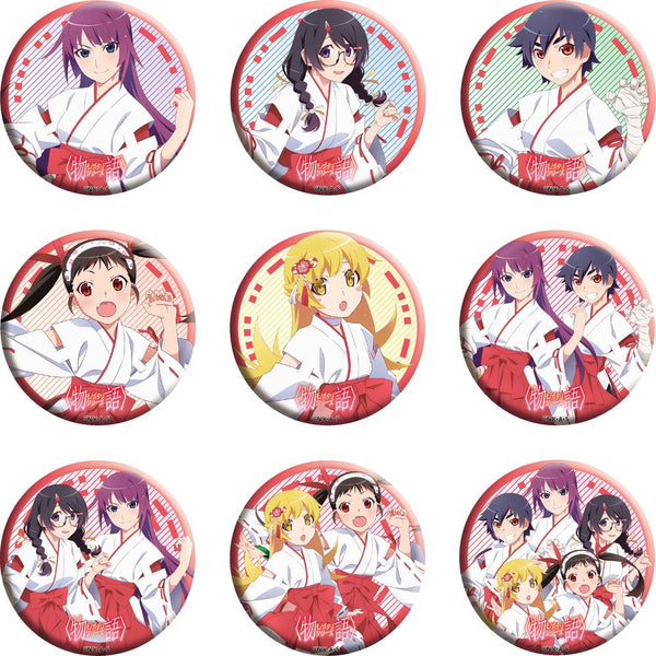 『物語シリーズ』トレーディング缶バッジ【BOX】