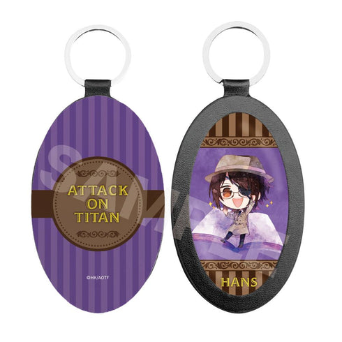 《進擊的巨人》進擊的巨人 The Final Season 角色登場藝術皮革鑰匙圈 /03 韓吉【202602再販】