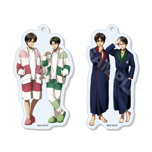 《進擊的巨人》居家服版 壓克力鑰匙圈 /01 BOXA(全6種)【202602再販】