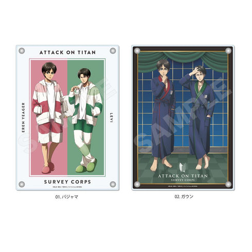 《進擊的巨人》居家服版 雙面壓克力板 /01 睡衣【202602再販】