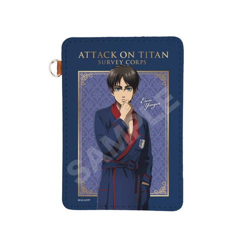 『進撃の巨人』ルームウェアver. レザーパスケース /03 エレン(ガウン)【202510再販】
