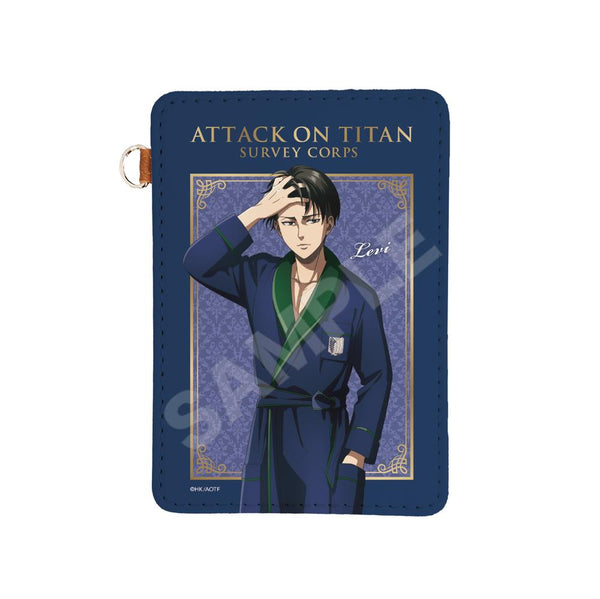 『進撃の巨人』ルームウェアver. レザーパスケース /04 リヴァイ(ガウン)【202510再販】