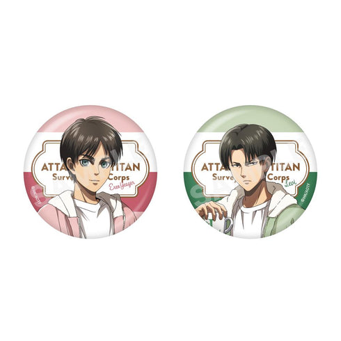 『進撃の巨人』ルームウェアver. 缶バッジ /01 BOXA(全6種)【202510再販】