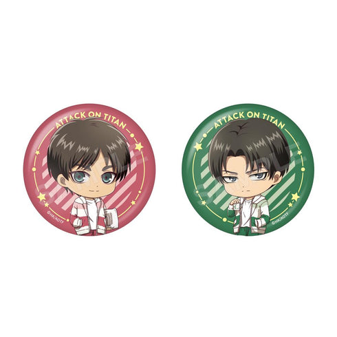 『進撃の巨人』ルームウェアver. 缶バッジ /01 BOXB(全6種)【202510再販】