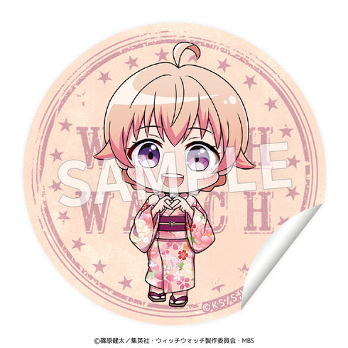 『ウィッチウォッチ』円形デコステッカー【BOX】