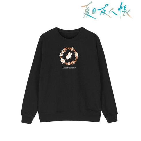 『夏目友人帳』ニャンコ先生 トレーナー ブラックメンズ【202602再販】