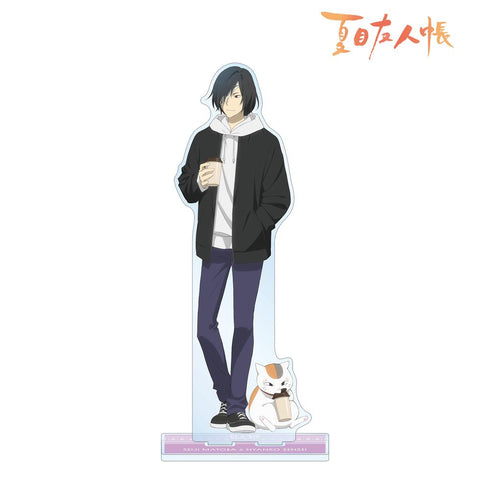 『夏目友人帳』描き下ろしイラスト 的場静司&ニャンコ先生 冬の装いver. BIGアクリルスタンド【202602再販】