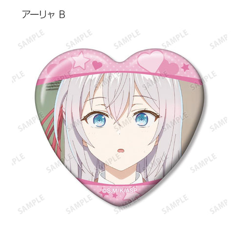 『時々ボソッとロシア語でデレる隣のアーリャさん』トレーディング場面写ハート型缶バッジ(単位/BOX)