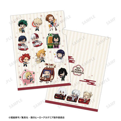 『僕のヒーローアカデミア』集合 ちびキャラ アトラクションver. クリアファイル