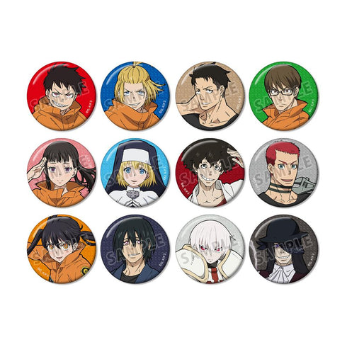 『炎炎ノ消防隊 参ノ章』トレーディンググリッター缶バッジ(単位/BOX)