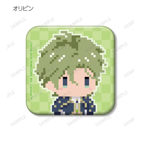 『NU: カーニバル』トレーディングドット絵スクエア缶バッジ(単位/BOX)