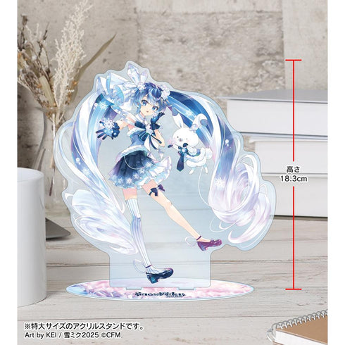 『初音ミク SNOW MIKU 2025』SNOW MIKU 2025 雪ミク Art by KEI 特大アクリルスタンド