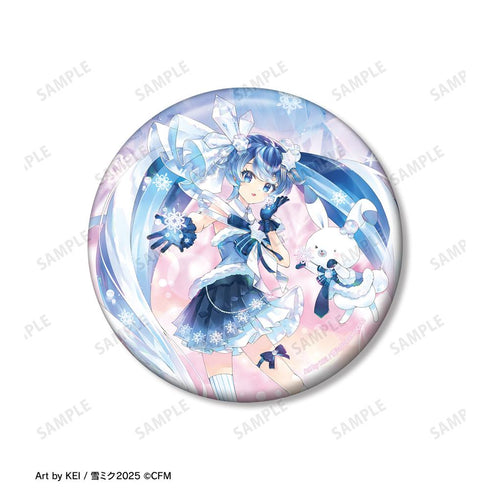 『初音ミク SNOW MIKU 2025』SNOW MIKU 2025 雪ミク Art by tokki / KEI / つなこ 100mm缶バッジ3個セット