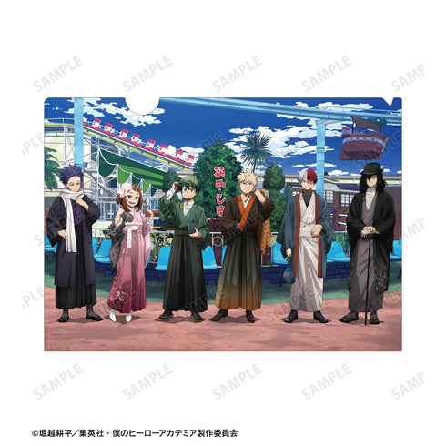 『僕のヒーローアカデミア』描き下ろし 集合 花やしきver. クリアファイル