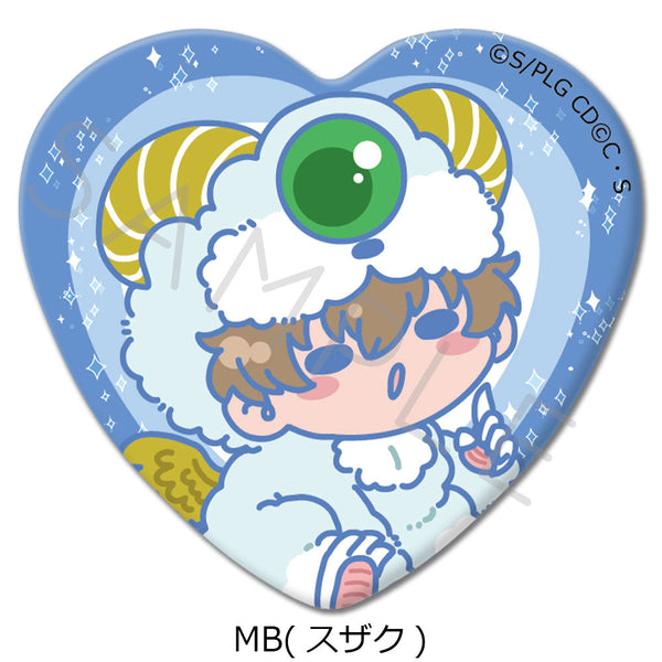 『コードギアス 反逆のルルーシュ』ハート型缶バッジ MB スザク