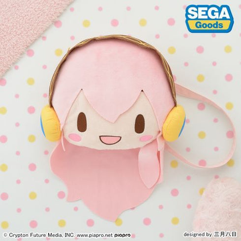 『巡音ルカ』ふわぷち フェイスショルダーバッグ(M)