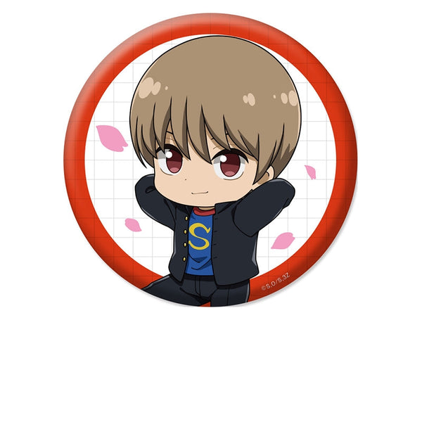 『3年Z組銀八先生』ぺたん娘缶バッジ 沖田総悟