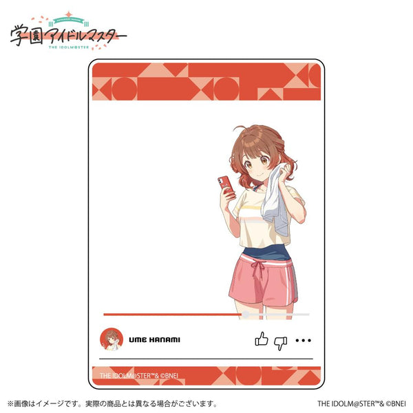 『学園アイドルマスター』公式クリアカード 花海佑芽 B【202505再販】