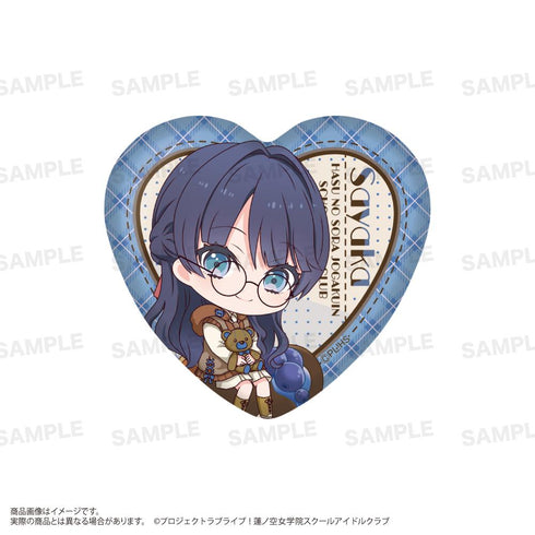 『ラブライブ!蓮ノ空女学院スクールアイドルクラブ』トレーディングハート缶バッジ(きゃらどるちぇ) テディベアVer.【BOX】