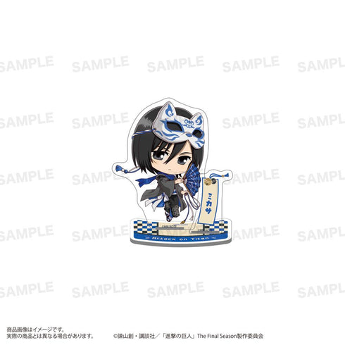 『進撃の巨人』アクリルスタンド きゃらほっぴん! 狐面Ver. ミカサ