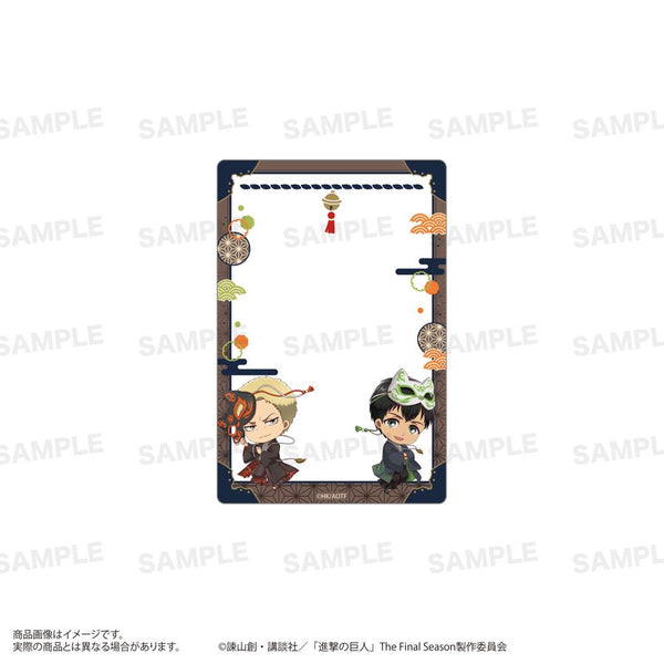 『進撃の巨人』アクリルカード きゃらほっぴん! 狐面Ver. ライナー&ベルトルト