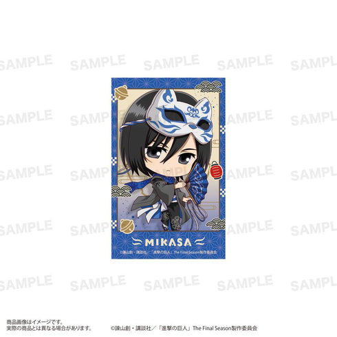 『進撃の巨人』ミニフォトカードセット きゃらほっぴん! 狐面Ver. B