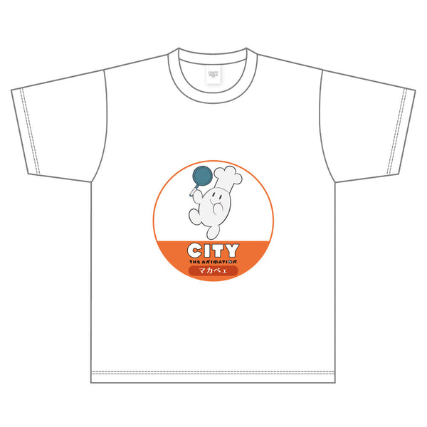『CITY THE ANIMATION』TシャツB (ホワイト) Lサイズ