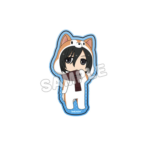 『進撃の巨人』ホログラムダイカットステッカー1 ミカサ