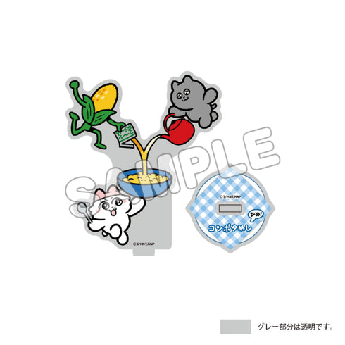 『ンめねこ』描き下ろしアクリルスタンド コンポタめし