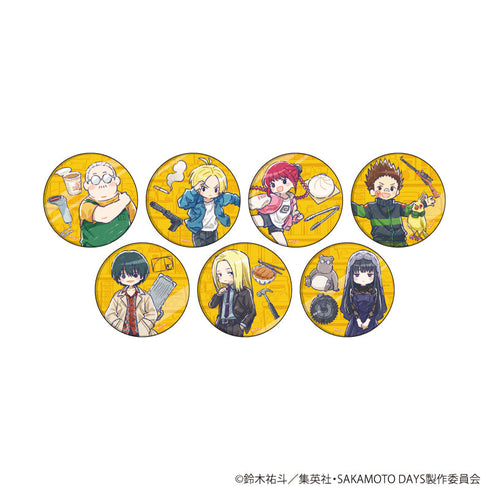 『SAKAMOTO DAYS』缶バッジ03/日常ver. BOX(全7種)(グラフアートイラスト)