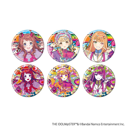 『学園アイドルマスター』缶バッジ02/原宿系ver. BOX(全6種)(描き下ろしイラスト)