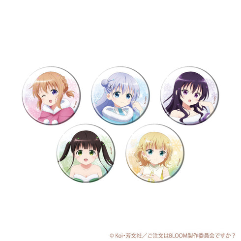 『ご注文はうさぎですか?BLOOM』缶バッジ02/雪の妖精ver. BOX(全5種)(描き下ろしイラスト)