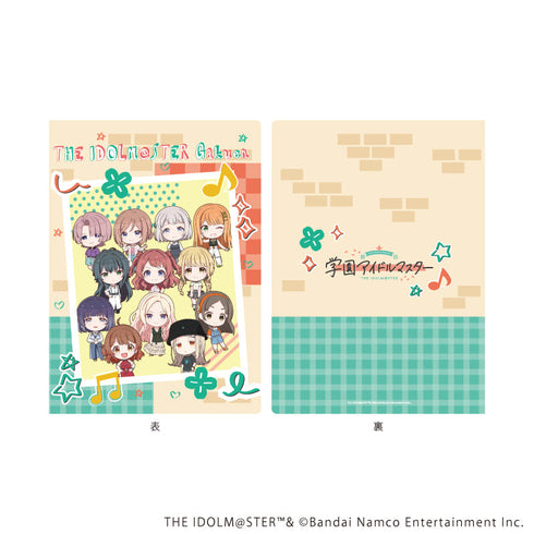 『学園アイドルマスター』プレミアムポストカードホルダー01/ストリートファッションver.(ミニキャライラスト)